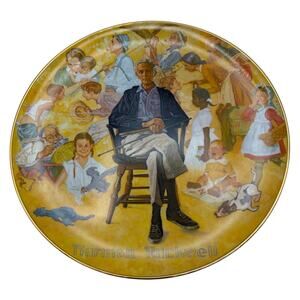 Vintage 1979 "Norman Rockwell Remembered" Limited Edition Collector's Plate